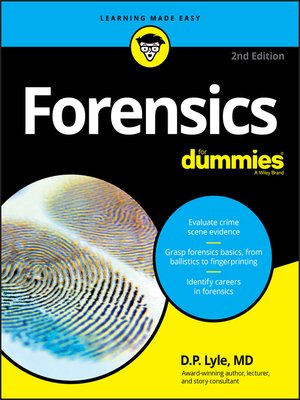 cover image of Forensics For Dummies